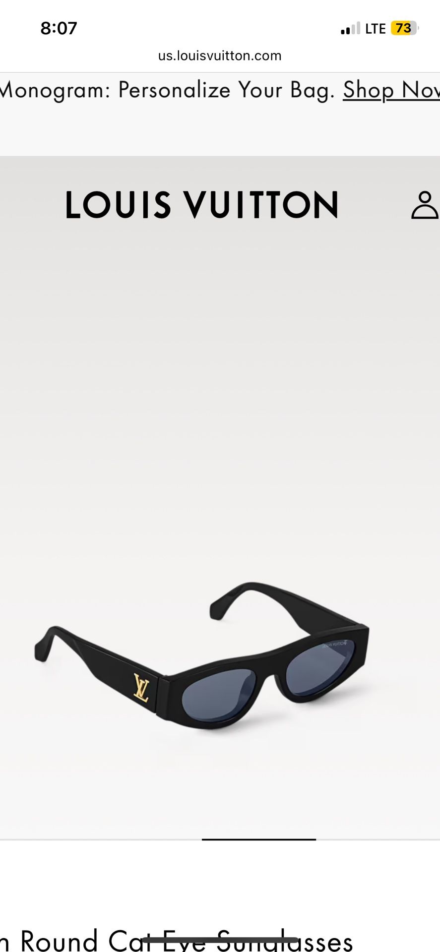 Lv Sunglasses Clash Round