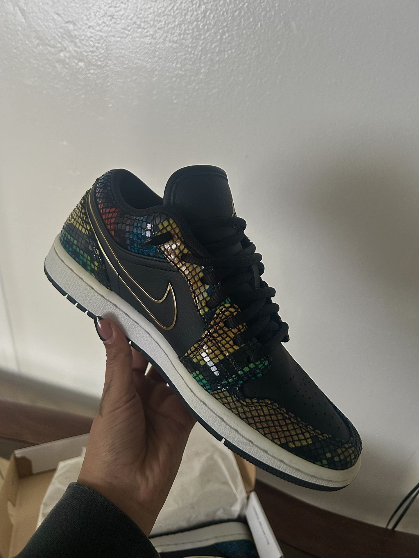Jordan Low Multicolor Snakeskin (women's)
