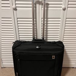 DELSEY Rolling Luggage Travel Garment Bag BLACK