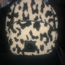 Reebok Mini Sherpa Leopard Backpack 