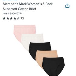 New 5 pack super soft cotton briefs  