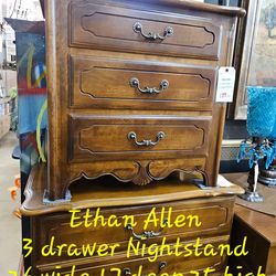 Nightstand Ethan Allen 3 drwsWe are located at 2811 East Bell road. Another Time Around Furniture.