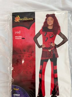 Kids Red Queen of Hearts Costume - Descendants: The Rise of Red