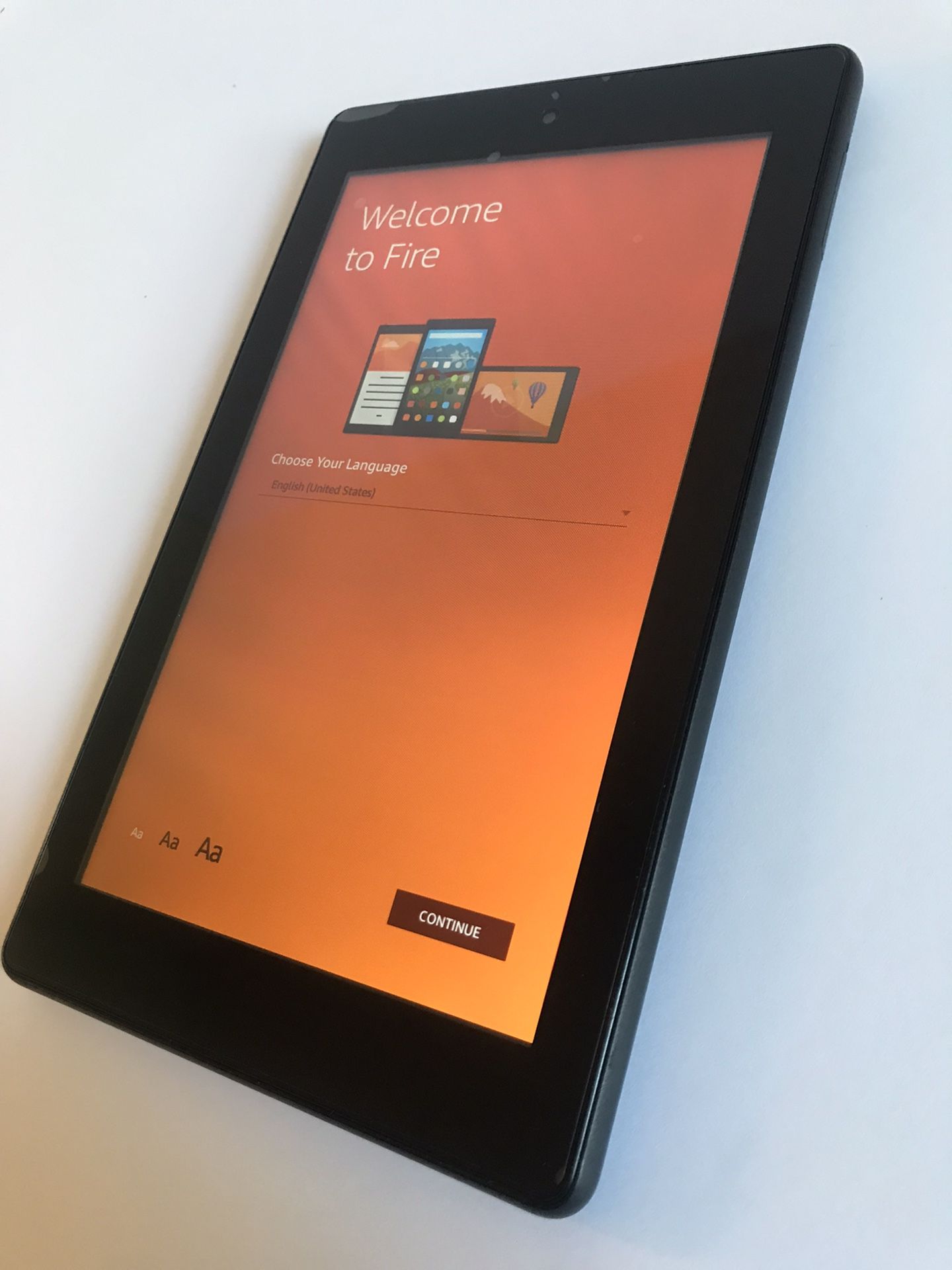 Amazon Kindle Fire HD 7 works perfect 