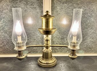 Brass Argand Lamp