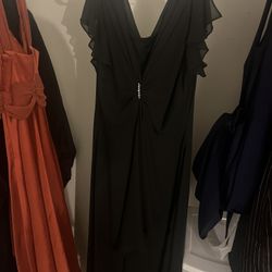 Black Dress W/sparkle Details