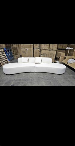Sofa seccional en forma de media luna ☪️ 🌛