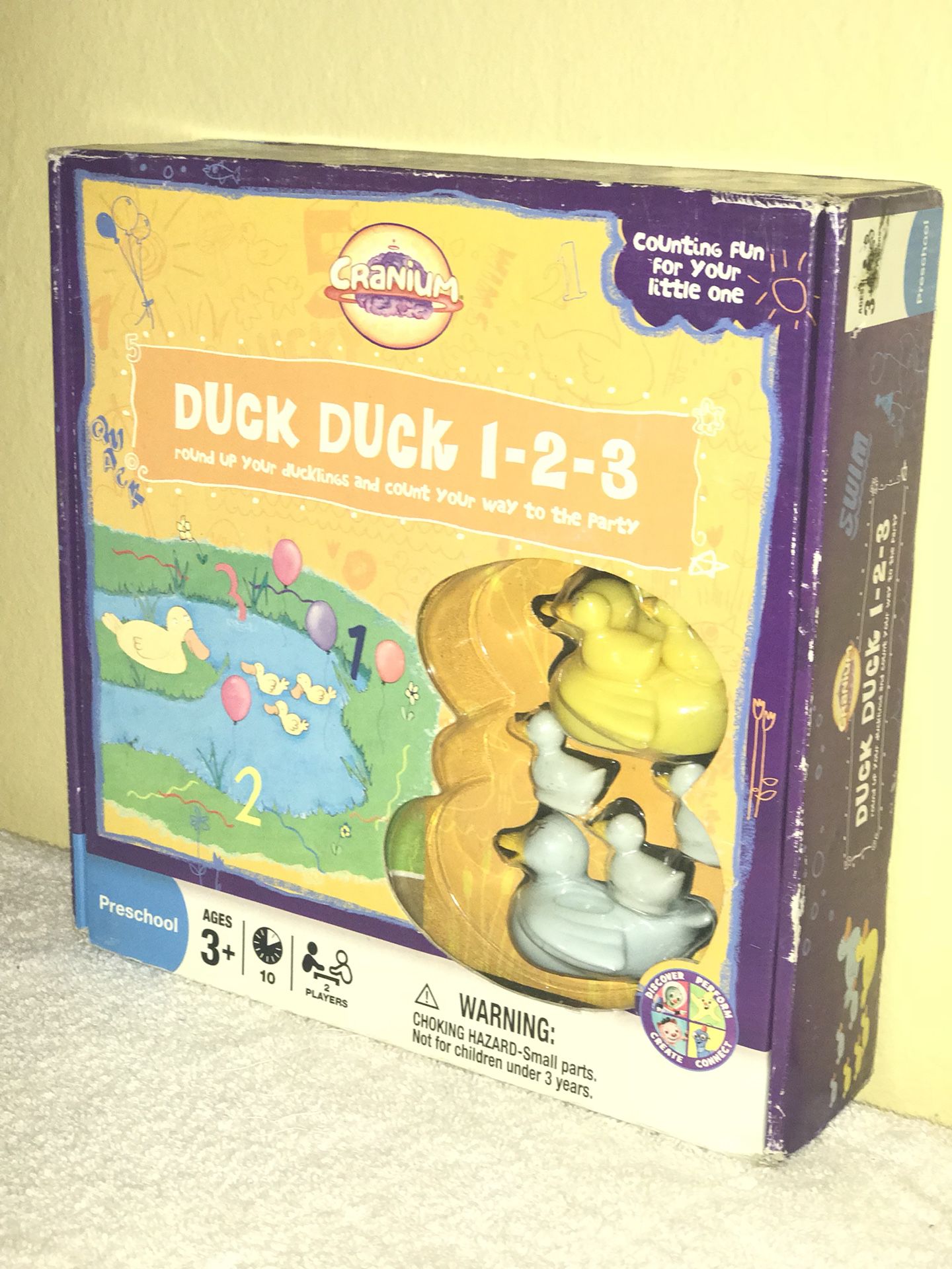 (Kids counting game) Duck duck 1-2-3 Ages 3+