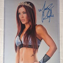Madison Rayne signed 8x10 photo WWE AEW 