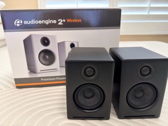 Audioengine A2+ Wireless Speakers + Official Audioengine ADS1 Silicon Desktop Stands