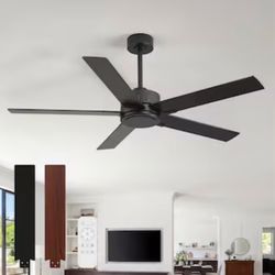 Breezary Modern 52 in. Ceiling Fan Without Light