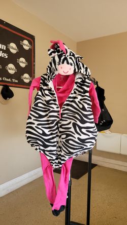 Toddler zebra costume