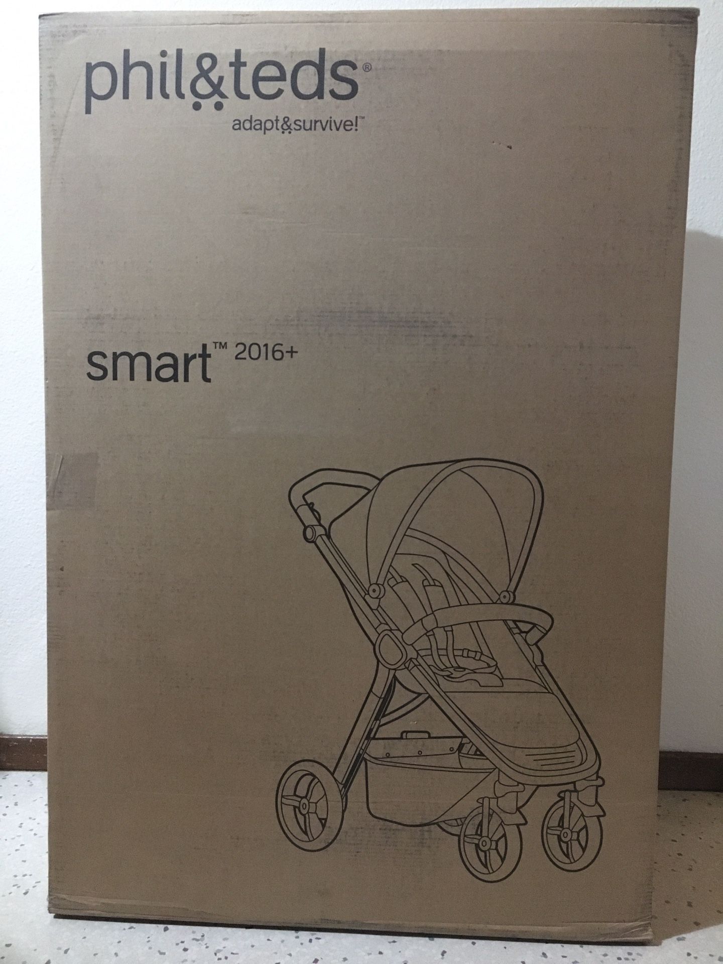 NEVER USED - Phil & Teds Smart 2016+ v3 Stroller