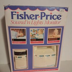 Vintage Fisher Price Sound & Lights Monitor In The Original Box 