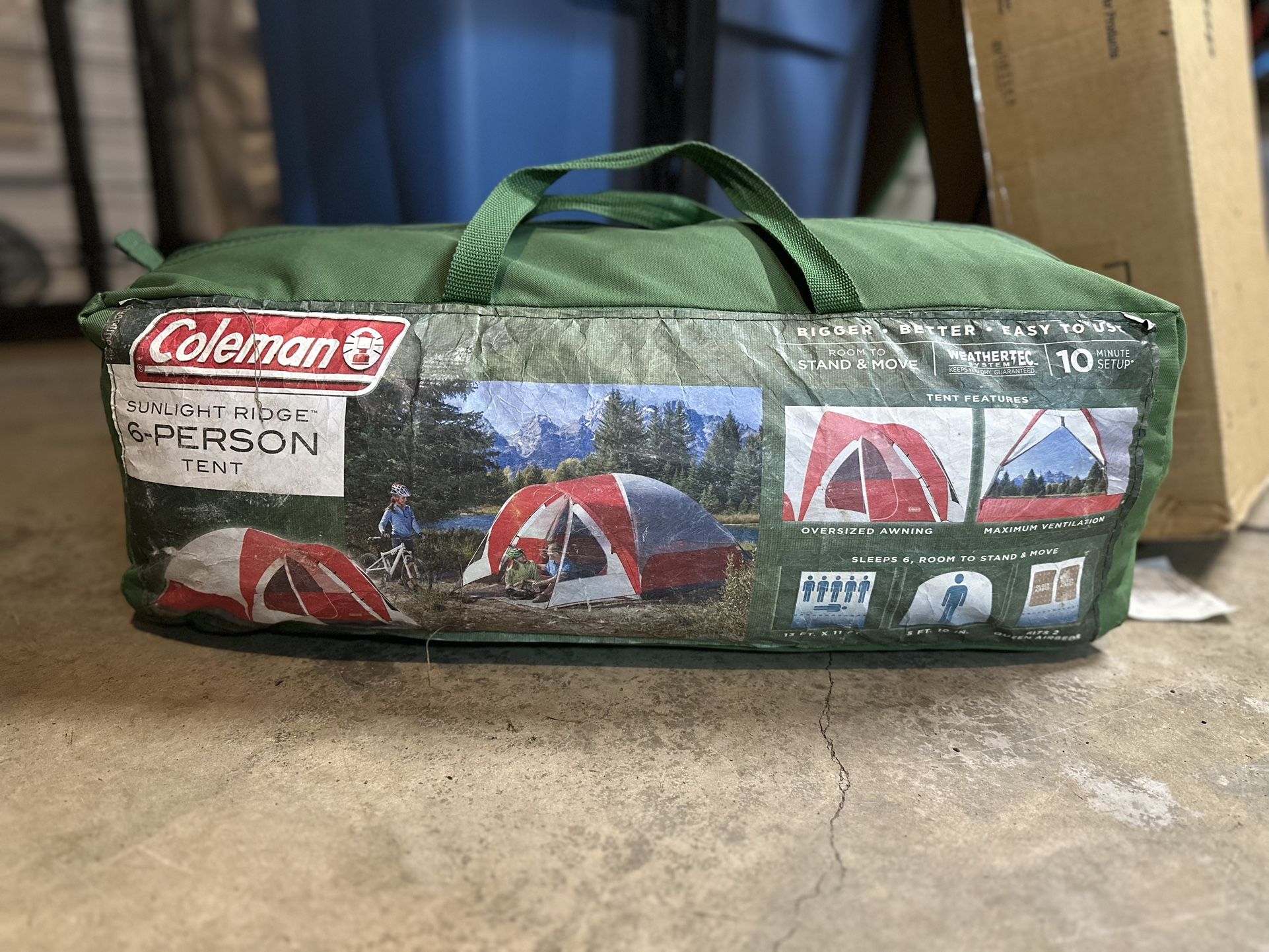 Coleman Six Person Text