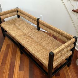 Pottery Barn Malibu Woven Bench (64”)