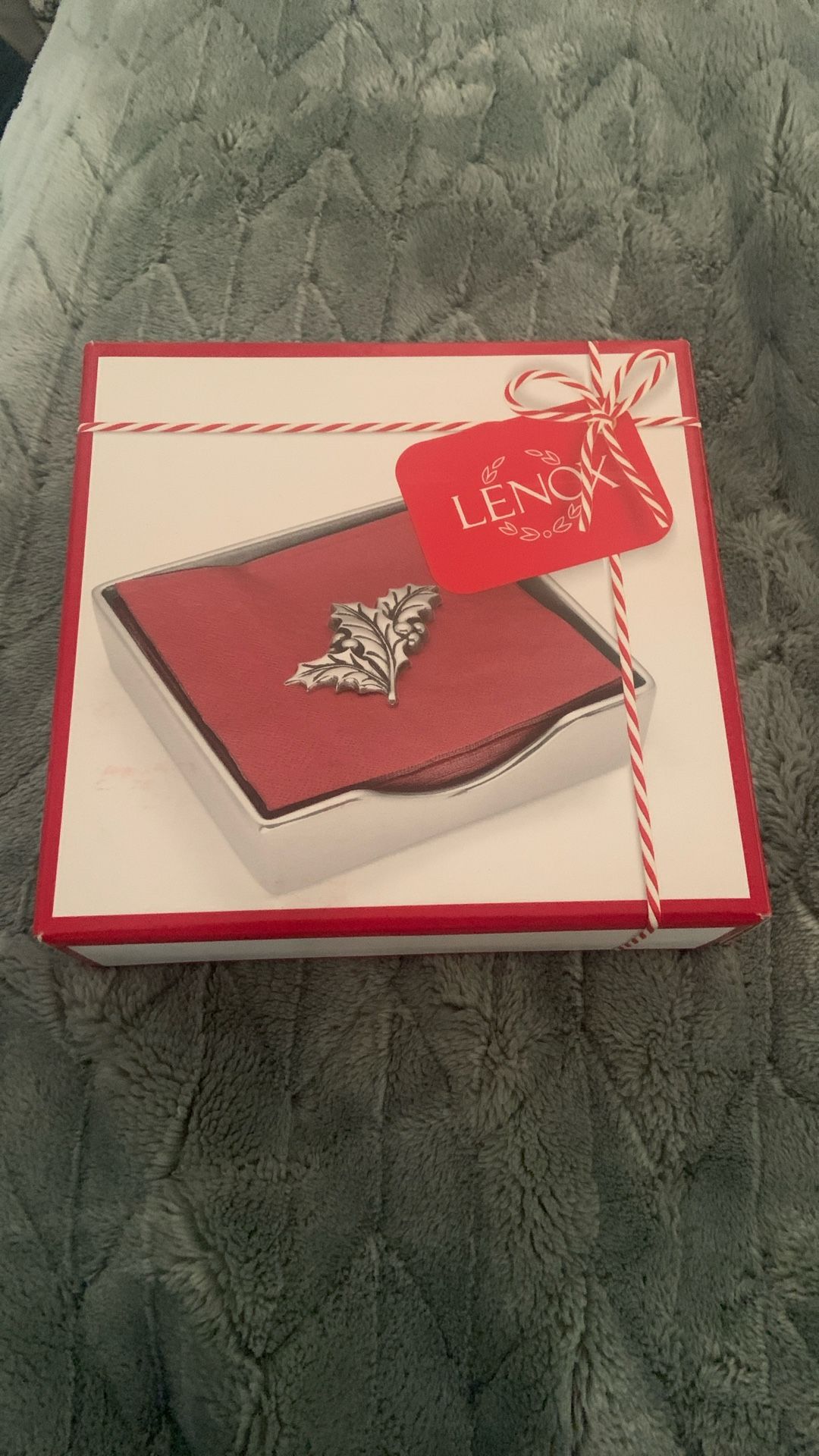 LeNox Holiday Napkin Box
