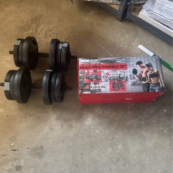 Adjustable Dumbbell Set