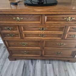 Solid Wood Dress An Night Stand