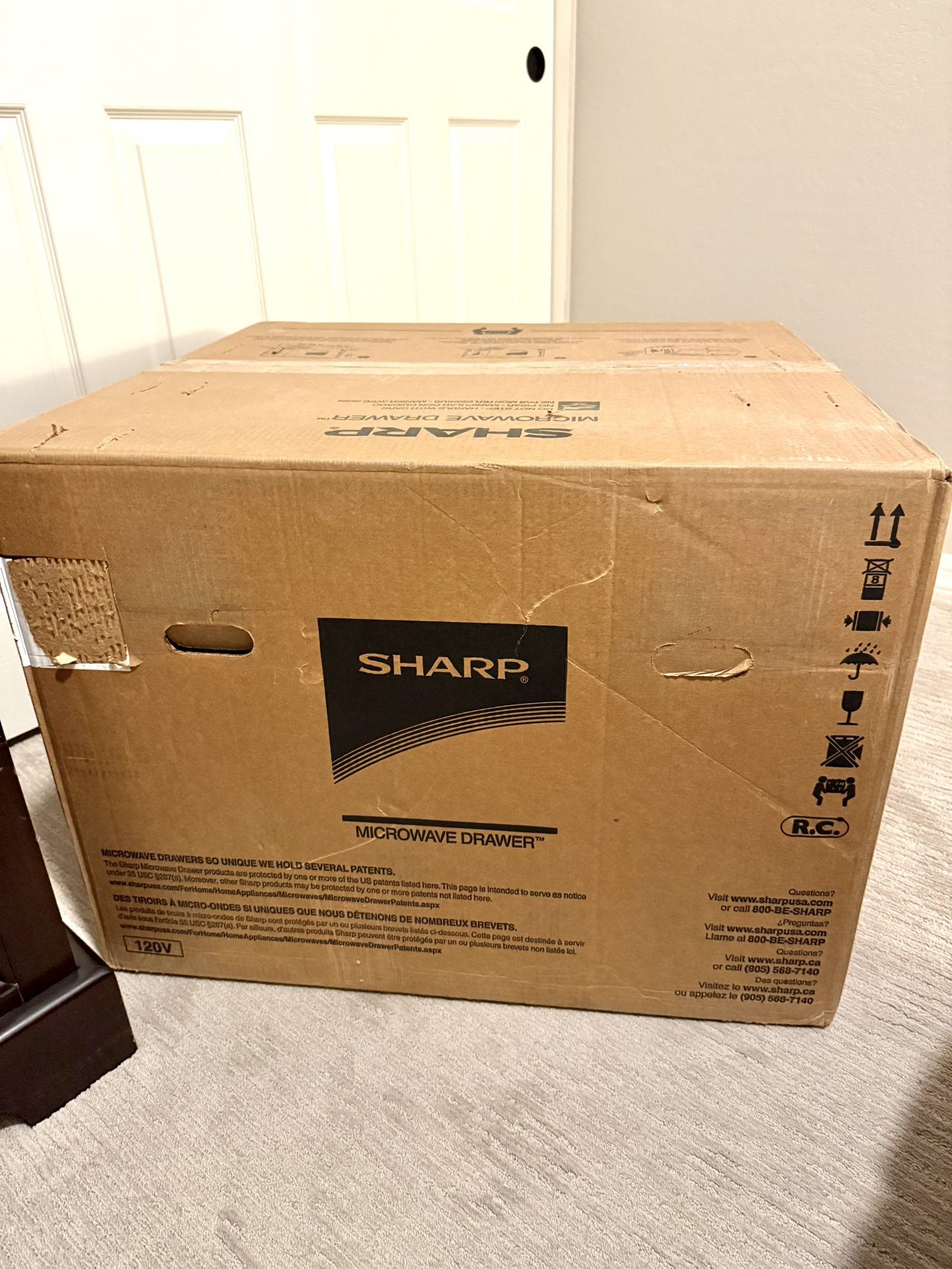 Sharp Built-in Microwave Drawer in Stainless Steel