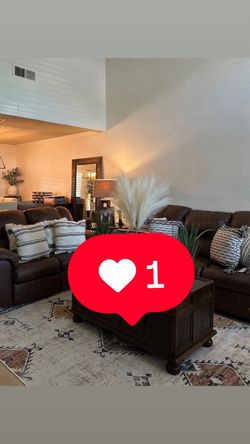 Ashley sofa @ loveseat with recliners