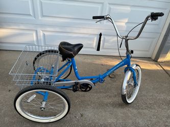 20” tire Adult Tricycle Trike w/ Basket