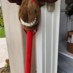 Vintage Dan Dee Stick Reindeer Plush Musical