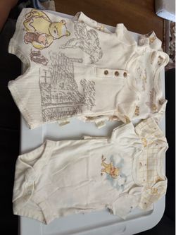 Disney Winnie the Pooh Baby Boy Outfit Bundle – Newborn & 0–3 Months