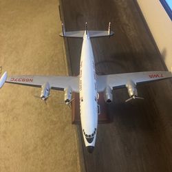 Vintage Style TWA Model Airplane w/ Stand – Decorative
