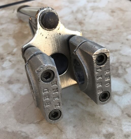 Vintage Redline Double Clamp Stem , Rare BMX , 1977 , Proline