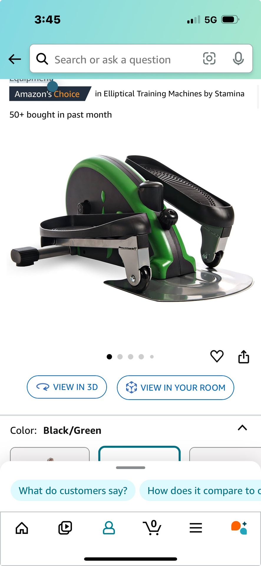 Under Desk Elliptical - Standing or Seated Elliptical Fitness Equipment