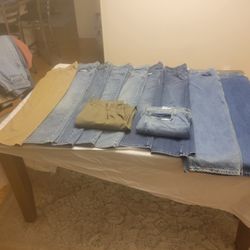 Denim Jeans Levis and Wrangler 