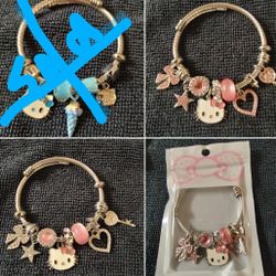 Hello Kitty Charm Bracelets $12 Each 