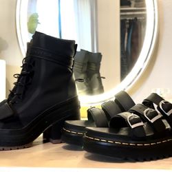 Women’s Converse Boots + Dr Martens Sandals 