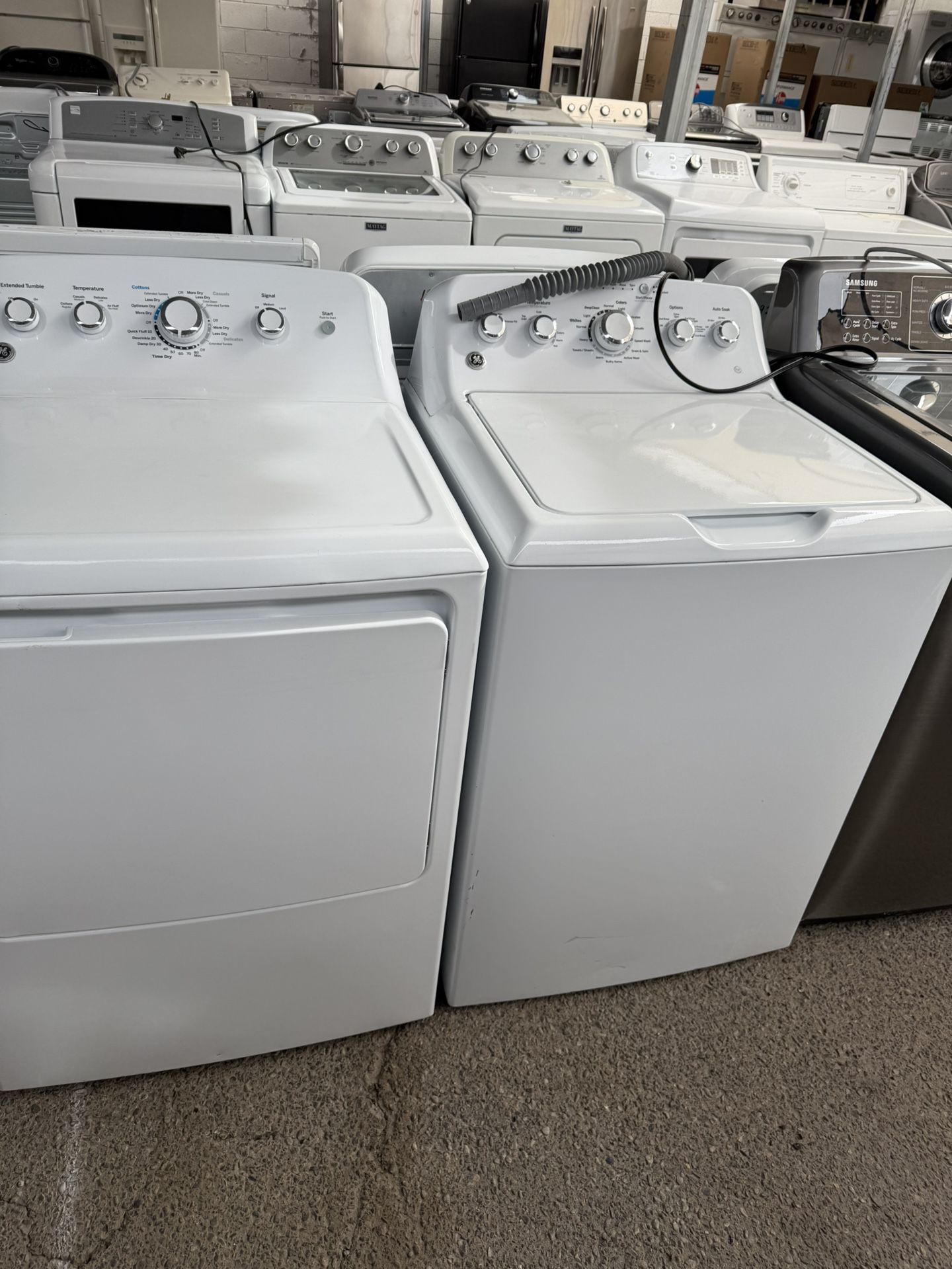 Ge Washer And Gas Dryer Set