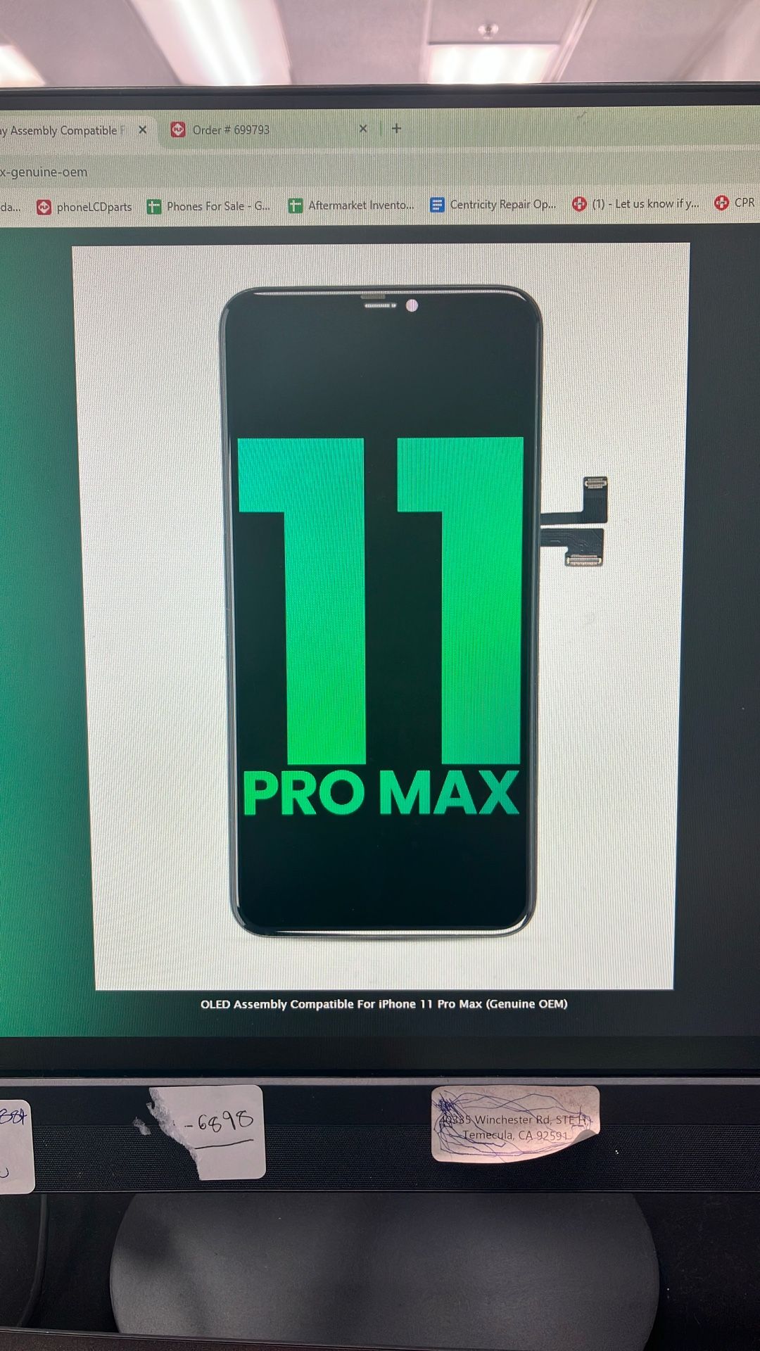 iPhone 11 Pro Max Screen