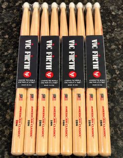 Vic Firth Drumsticks 2B Nylon Tip  12 pairs/Brick