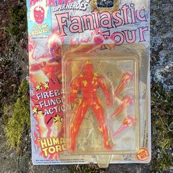 1992 fantastic four fireball action figure new