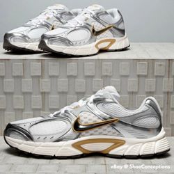 Men's Nike V5 RNR Running Shoes - White Silver - Size 10.5, 12