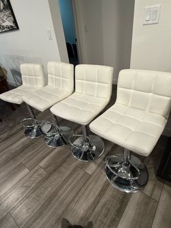 Adjustable Bar Stools- Set of 4