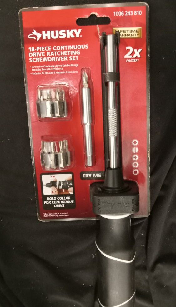 HUSKY RATCHING SCREWDIVER