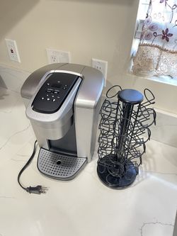 Keurig K‑Elite Single Serve Coffee Maker & K- Cup Pod Stand