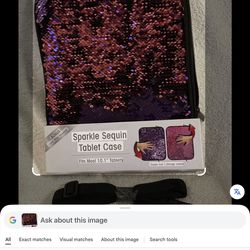 Tablet Sequin Case fits 10” tablet