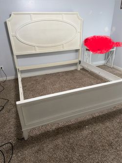 King size bed frame with box spring