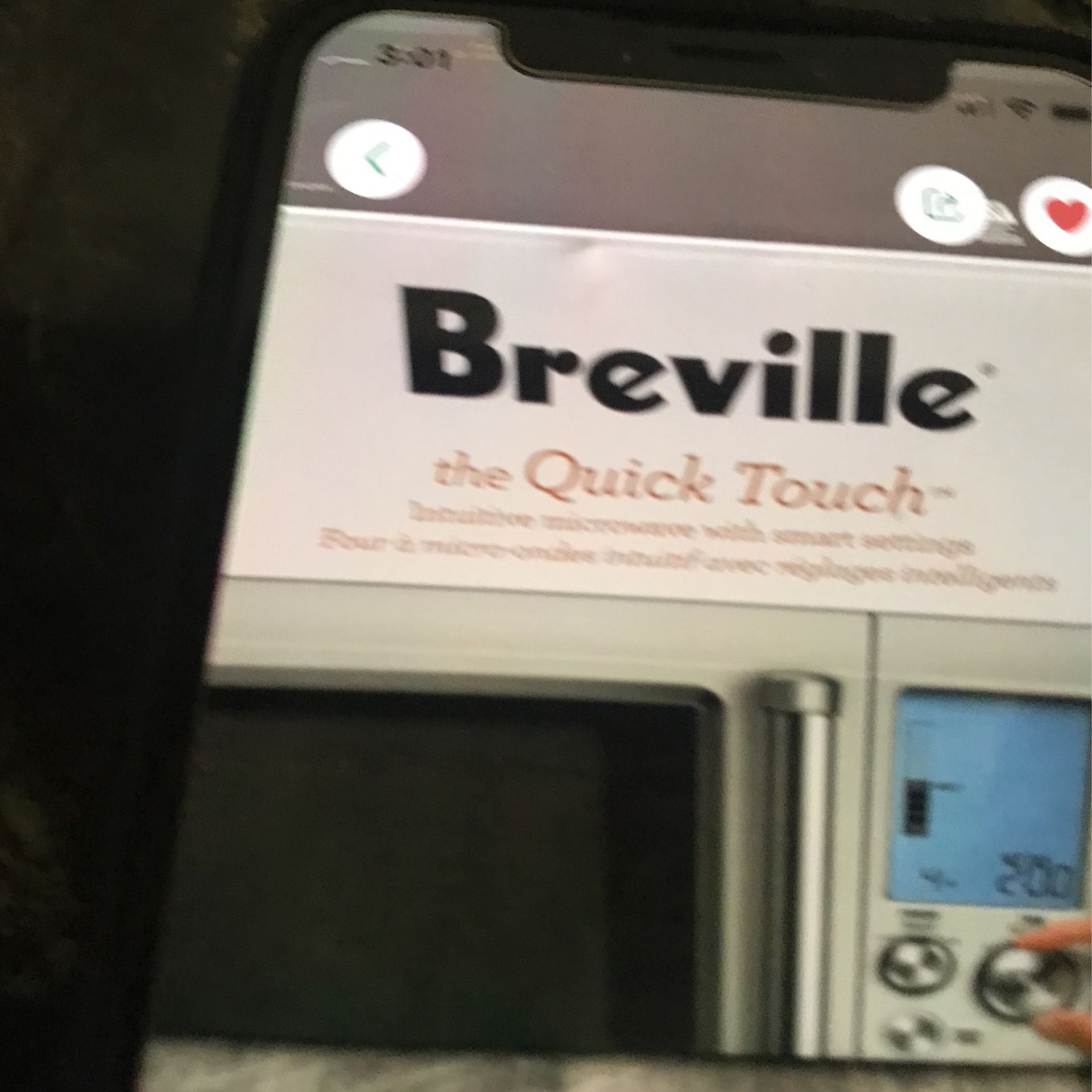 Mictowave  Breville Quick Touch New Nev Open $200 Or Best Offer