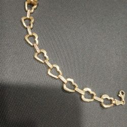 Esclaba De Corazones 14k