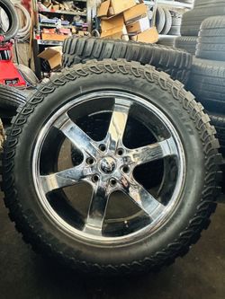 20 Inch Wheels With Tires 33x12.50x20 With Bolt Pattern 6x139