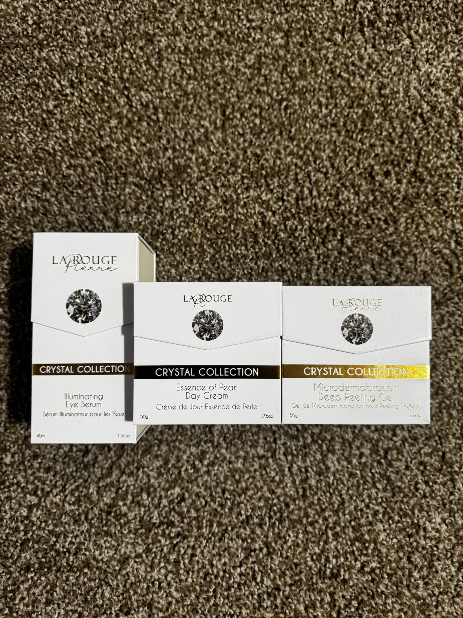 ✨ LaRouge Pierre Crystal Collection Skincare — Brand New, Sealed ✨