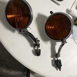Vintage 30’s40’s Cat Eye Fog Lights Clean $750 Pair