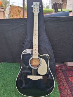 Esteban Acoustic-Electric Cutaway Guitar with Gig Bag